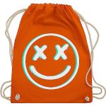 Orange Motiv shirtracer Emoji Turnbeutel & Sportbeutel aus Baumwolle für Herren 