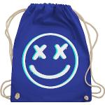 Royalblaue Motiv shirtracer Emoji Turnbeutel & Sportbeutel aus Baumwolle für Herren 