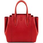 Rote Tuscany Leather Lederhandtaschen aus Glattleder für Damen 