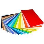 Buntes farbiges Papier DIN A4, 200g, 10 Blatt aus Papier 