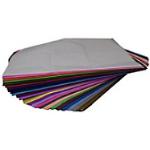 Tutorcraft Gewebepapier 50 x 70 cm 25 verschiedene Farben 20 Blatt pro Farbe