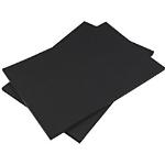 Schwarzes farbiges Papier DIN A4, 210g, 200 Blatt aus Papier 