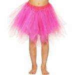 Pinke Buttinette Flamingo-Kostüme aus Tüll für Kinder Größe 140 