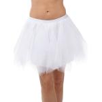 Weiße Buttinette Prinzessin-Kostüme aus Tüll Größe XL 