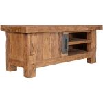 Braune Rustikale Möbel Exclusive Schränke Landhausstil aus Massivholz Breite 100-150cm, Höhe 0-50cm, Tiefe 0-50cm 