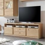 Hellbraune Moderne Nature Dream TV-Lowboards & Fernsehtische geölt aus Massivholz Breite 150-200cm, Höhe 50-100cm, Tiefe 0-50cm 