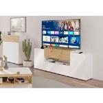 Reduzierte FMD Möbel GmbH TV-Lowboards & Fernsehtische aus Eiche Breite 150-200cm, Höhe 50-100cm, Tiefe 0-50cm 