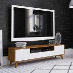 Braune Moderne Basilicana TV-Lowboards & Fernsehtische geölt aus Massivholz Breite 150-200cm, Höhe 0-50cm, Tiefe 0-50cm 