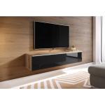 Schwarze Minimalistische Wade Logan TV-Lowboards & Fernsehtische aus Holz Höhe 0-50cm 
