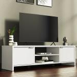 Weiße Moderne TV Schränke & Fernsehschränke aus Holz 65”- 69” Breite 0-50cm, Höhe 100-150cm 