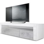 Weiße Moderne Vladon TV-Lowboards & Fernsehtische aus Beton 