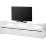 Weiße Loftscape TV-Lowboards & Fernsehtische aus MDF Breite 200-250cm, Höhe 50-100cm, Tiefe 0-50cm 