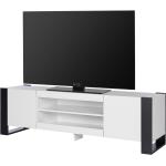 Reduzierte Weiße Loftscape TV-Lowboards & Fernsehtische aus MDF Breite 150-200cm, Höhe 0-50cm, Tiefe 0-50cm 