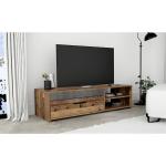 Reduzierte Shabby Chic TV-Lowboards & Fernsehtische aus Holz Breite 0-50cm 
