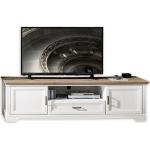 Weiße Antike Innostyle TV-Lowboards & Fernsehtische aus MDF mit Schublade Breite 150-200cm, Höhe 50-100cm, Tiefe 50-100cm 