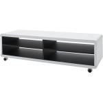 Schwarze Moderne MCA furniture Lowboards aus MDF mit Rollen Breite 100-150cm, Höhe 0-50cm, Tiefe 0-50cm 