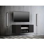 Schwarze VCM Jusa TV-Lowboards & Fernsehtische aus MDF Breite 50-100cm, Höhe 0-50cm, Tiefe 0-50cm 