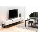 Weiße Loftscape TV-Lowboards & Fernsehtische aus MDF Breite 150-200cm, Höhe 0-50cm, Tiefe 0-50cm 