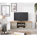 Beige Maison Belfort TV-Lowboards & Fernsehtische aus Holz Breite 150-200cm, Höhe 50-100cm, Tiefe 50-100cm 