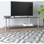 Schwarze Moderne TV-Lowboards & Fernsehtische aus Glas 65”- 69” Breite 0-50cm, Höhe 0-50cm, Tiefe 0-50cm 
