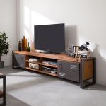 Braune Ars Manufacti Manchester TV-Lowboards & Fernsehtische aus Holz Breite 200-250cm, Höhe 0-50cm, Tiefe 0-50cm 
