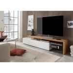 Weiße Fredriks TV-Lowboards & Fernsehtische aus Holz Breite 200-250cm, Höhe 0-50cm, Tiefe 0-50cm 