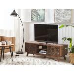 Reduzierte Schwarze Retro TV-Lowboards & Fernsehtische aus Holz Breite 0-50cm, Höhe 100-150cm 