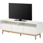 Reduzierte Weiße Loftscape TV-Lowboards & Fernsehtische aus MDF Breite 100-150cm, Höhe 0-50cm, Tiefe 0-50cm 
