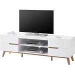 Reduzierte Braune Moderne Mørteens TV-Lowboards & Fernsehtische aus Holz Breite 150-200cm, Höhe 50-100cm, Tiefe 0-50cm 