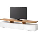 Reduzierte Weiße Fredriks TV-Lowboards & Fernsehtische aus Holz Breite 150-200cm, Höhe 0-50cm, Tiefe 0-50cm 
