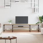 Reduzierte Schwarze Industrial TV Schränke & Fernsehschränke aus Holz Breite 0-50cm, Höhe 200-250cm 