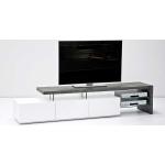 Weiße Moderne Topdesign TV Schränke & Fernsehschränke lackiert mit Schublade Breite 200-250cm, Höhe 0-50cm, Tiefe 0-50cm 
