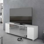 Weiße Moderne Müllermöbel TV Schränke & Fernsehschränke mit Schublade Breite 150-200cm, Höhe 50-100cm, Tiefe 0-50cm 