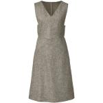 Reduzierte Grüne Waschbär Bio Nachhaltige A Linien Röcke mit Reißverschluss aus Tweed für Damen Größe M 