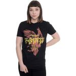 Schwarze Unifarbene Kurzärmelige Twenty One Pilots T-Shirts mit Vogel-Motiv für Herren Größe M 