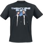 Twenty One Pilots T-Shirt - Tyler & Josh Posing - M bis XL - für Männer - Größe L - schwarz - Lizenziertes Merchandise