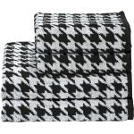 Schwarze Moderne twentyfour Geschirrartikel Handtücher Sets aus Baumwolle 70x140 4-teilig 