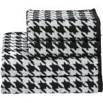 Schwarze Moderne twentyfour Geschirrartikel Handtücher Sets aus Baumwolle 50x100 4-teilig 