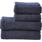 Dunkelblaue Moderne twentyfour Geschirrartikel Handtücher Sets aus Baumwolle 70x140 4-teilig 