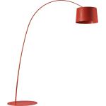 Rote Foscarini Twiggy Stehlampen dimmbar aus Acrylglas 
