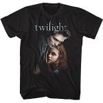 Schwarze Kurzärmelige Twilight Jacob Black T-Shirts aus Baumwolle maschinenwaschbar für Herren Größe XL 