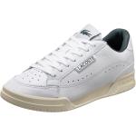 Reduzierte Weiße Lacoste Low Sneaker aus Leder für Herren Größe 42 