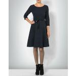 Dunkelblaue TWIN-SET Simona Barbieri V-Ausschnitt Taillierte Kleider mit Reißverschluss aus Polyamid für Damen Größe L für den für den Herbst 