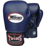TWINS Boxhandschuhe, Leder, blau, Muay Thai, Leather Boxing Gloves, MMA Size 12 Oz