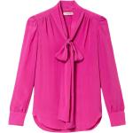 Reduzierte Rosa Twinset V-Ausschnitt V-Shirts mit Knopf für Damen Größe S für den für den Herbst 