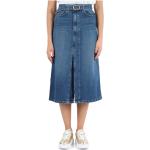 Blaue Twinset Jeansröcke Faded mit Reißverschluss aus Baumwolle für Damen Größe L für den für den Sommer 