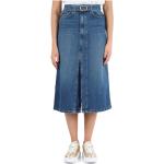 Blaue Twinset Jeansröcke Faded mit Reißverschluss aus Baumwolle für Damen Größe XS für den für den Sommer 