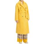 Reduzierte Gelbe Twinset Wollmäntel aus Wolle für Damen Größe M 