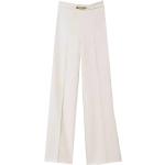 Weiße Twinset Palazzo-Hosen mit Kettenverzierung aus Polyester für Damen Größe XS für den für den Herbst 