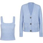 Blaue Peter Hahn V-Ausschnitt Stricktops mit Tiermotiv aus Baumwolle maschinenwaschbar für Damen Übergrößen für den für den Herbst 